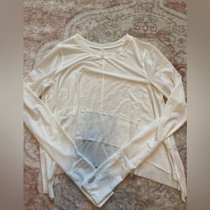 Free people tempo long sleeve tee size small